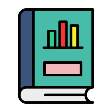 kitap simgesi vektör illüstrasyonu