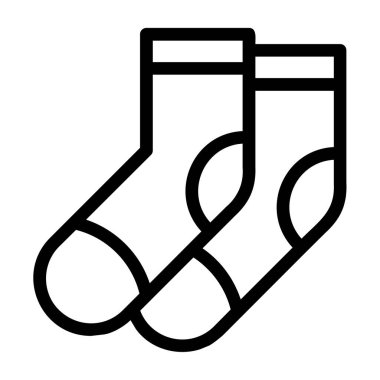 Çorap simgesi, basit tarzı