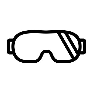 Dalış maskesi simgesi, özet biçimi