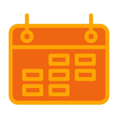 Takvim. Web simgesi basit illüstrasyon