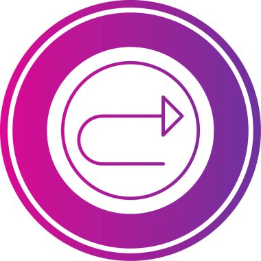 ok simgesi, vektör illüstrasyonu