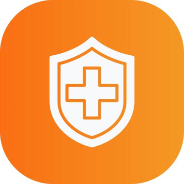 kalkan ikon vektör illüstrasyonu