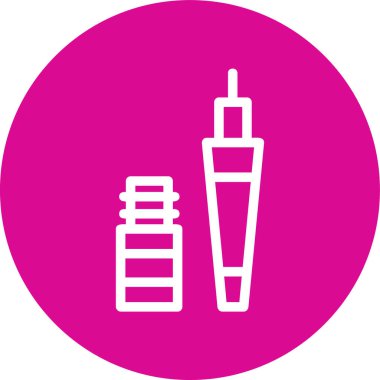 vektör illüstrasyonu, güzellik ve moda simgesi