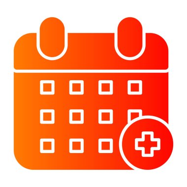 Takvim simgesi, vektör çizimi