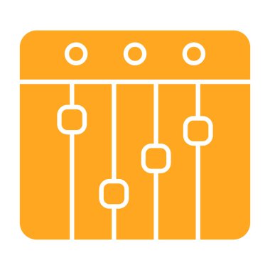 Web simgesi, basit vektör illüstrasyonu