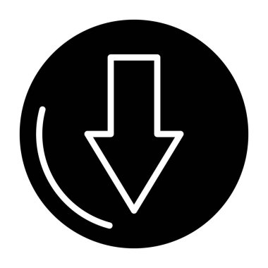 ok simgesi vektör illüstrasyonu