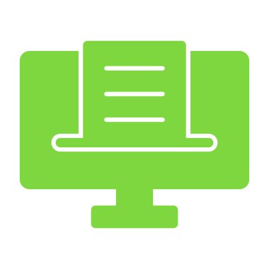 Yazıcı. Web simgesi vektör illüstrasyonu