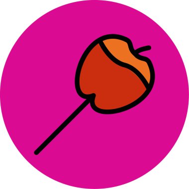 - Şeker. Web simgesi basit illüstrasyon