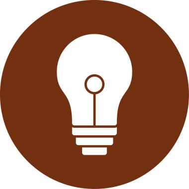 Ampul simgesi. fikir simgesi