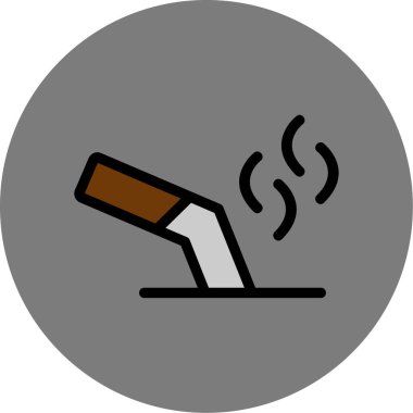 Bir sigaranın vektör illüstrasyonu