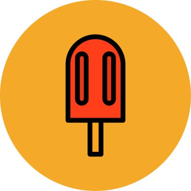 Güzel ve güzel bir simgenin vektör çizimi