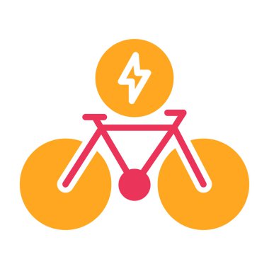 bisiklet ikonu vektör illüstrasyonu