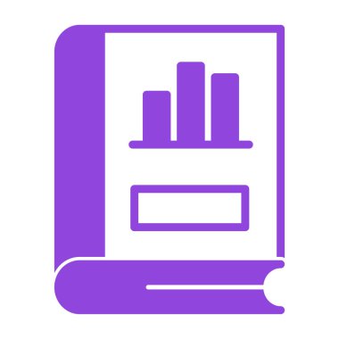 Bir kitap simgesinin vektör illüstrasyonu