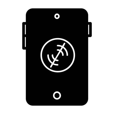 Telefon simgesi, vektör illüstrasyonlu telefon