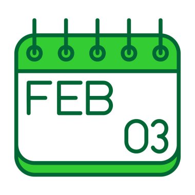 Takvim. Web simgesi basit illüstrasyon