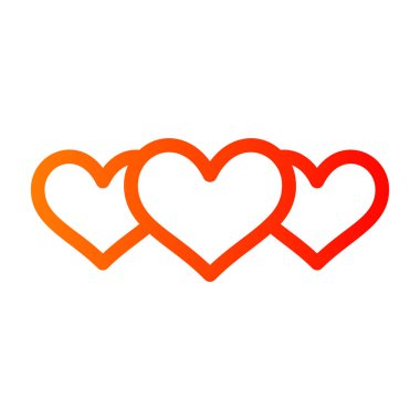 Aşk simgesi vektör illüstrasyonu