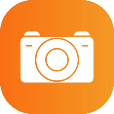 kamera simgesi vektör illüstrasyonu