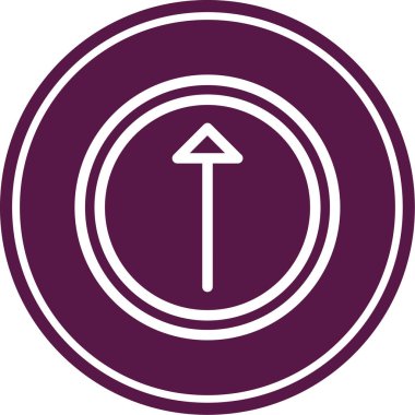 Ok. Web simgesi basit illüstrasyon