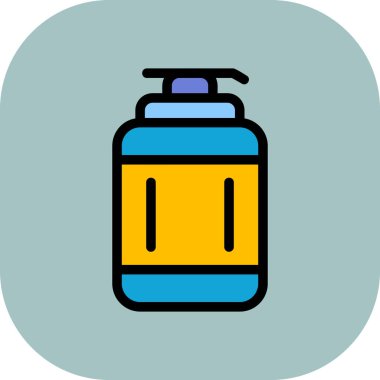 Şişe. Web simgesi basit illüstrasyon