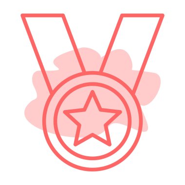 ödül madalyası vektör illüstrasyonu