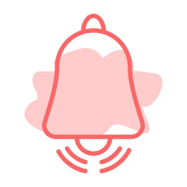 Noel çanı simgesi vektör illüstrasyonu