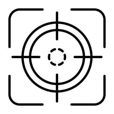 hedef hedef vektör simgesi