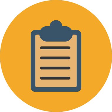 Belge simgesinin vektör illüstrasyonu