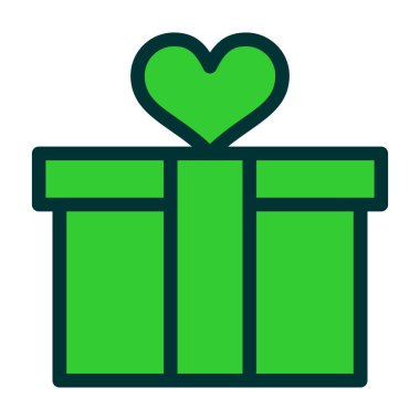 hediye kutusu vektör simgesi