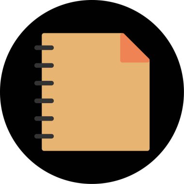 belge simgesi vektör illüstrasyonu