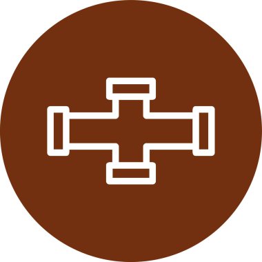 Modern eğitim ikonunun vektör illüstrasyonu