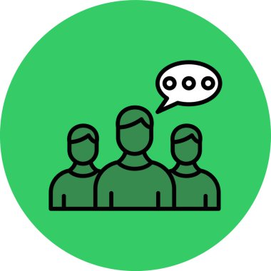 insanlar simge vektör illüstrasyonu