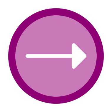 ok simgesi vektör illüstrasyonu