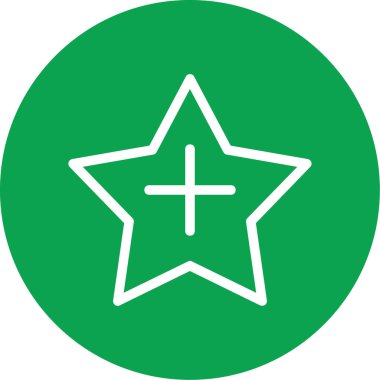 yıldız simgesi vektör illüstrasyonu