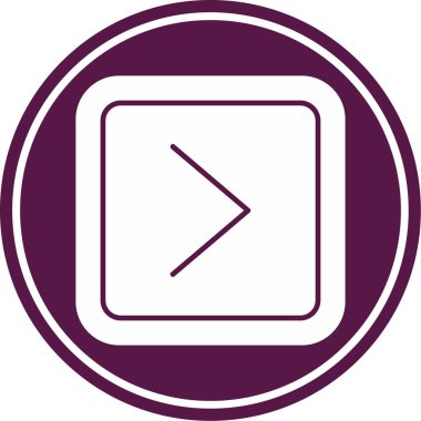 Bir ok simgesinin vektör illüstrasyonu