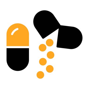 İllüstrasyon olarak hap ve haplar