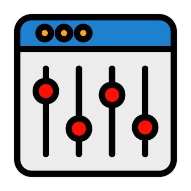 Ağ web simge vektör çizim