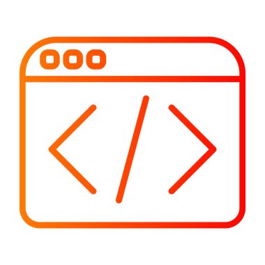 Web tarayıcı simgesi, vektör çizim