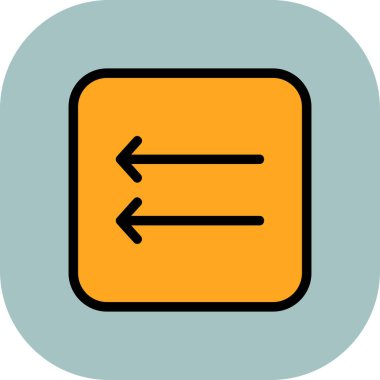 Vektör evrensel simgesi Trendy bakmak.