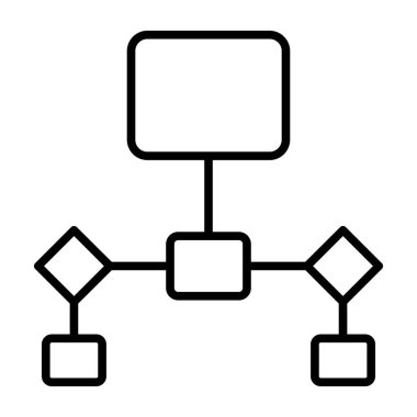 ağ paylaşım simgesi çizimi