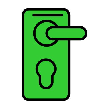 Kullanıcı kablosu rengi dış hat vektörü