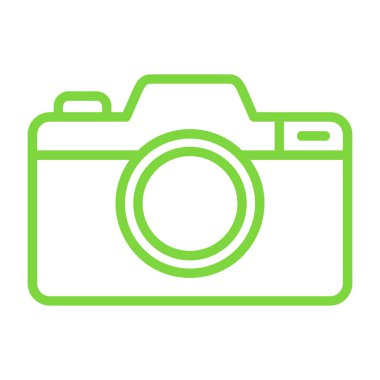 fotoğraf makinesi ikon vektör illüstrasyon tasarımı