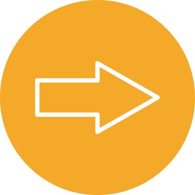 Ok. Web simgesi basit illüstrasyon