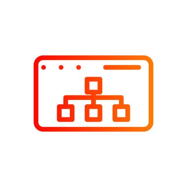 İş ve finans simgesinin vektör illüstrasyonu