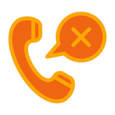 Çağrı merkezi simgesi. Web için basit telefon vektör simgeleri çizimi.