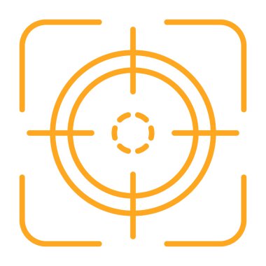 radar simgesi vektör illüstrasyonu