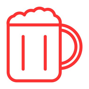 Bira kupa simge vektör çizim