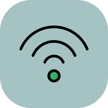 Kablosuz kablosuz ağ simgesi. Vektör. kablosuz simge. kablosuz sembol