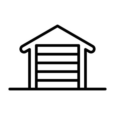 ev simgesi vektör illüstrasyonu