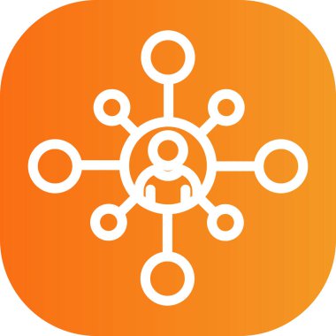 Modern simgenin vektör illüstrasyonu