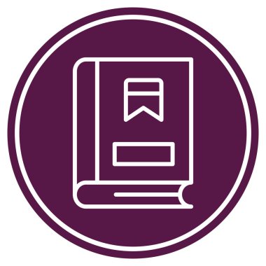 kitap simgesi vektör illüstrasyonu